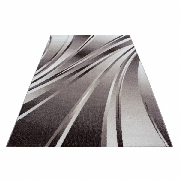 Parma Wave Designer Brown Rug